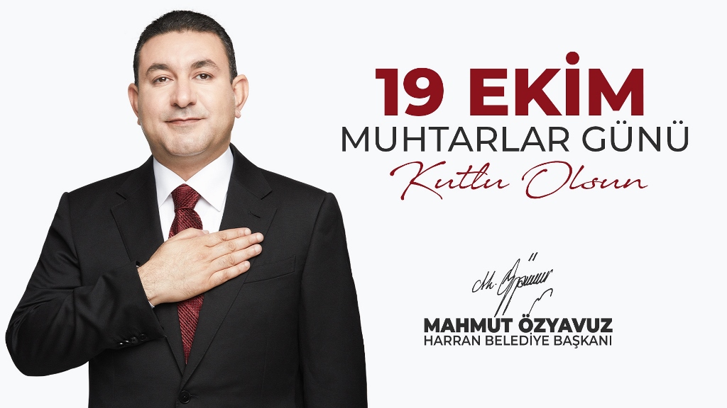 BAŞKAN ÖZYAVUZ'UN MUHTARLAR GÜNÜ MESAJI