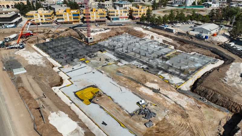 HARRAN DEVLET HASTANESİ'NDE ÇALIŞMALAR SÜRÜYOR 